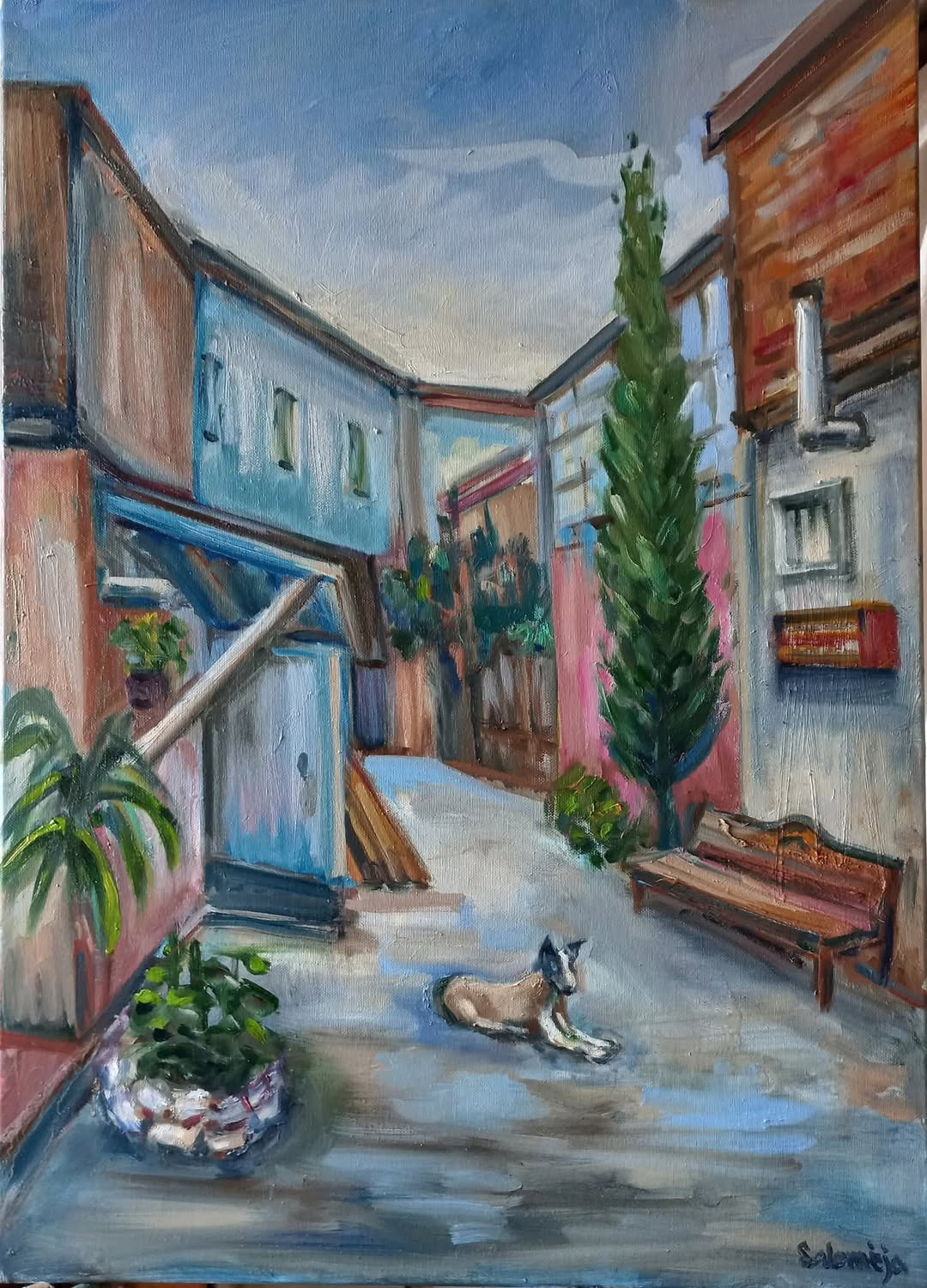 Salomėjos Rybokienės nauja paroda "Spalvų dienoraščiai" Elska Coffee erdvėje