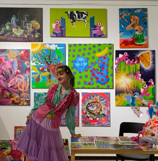 Ugnės Pužaitės nauja paroda "Ėdalas" Elska Coffee erdvėje